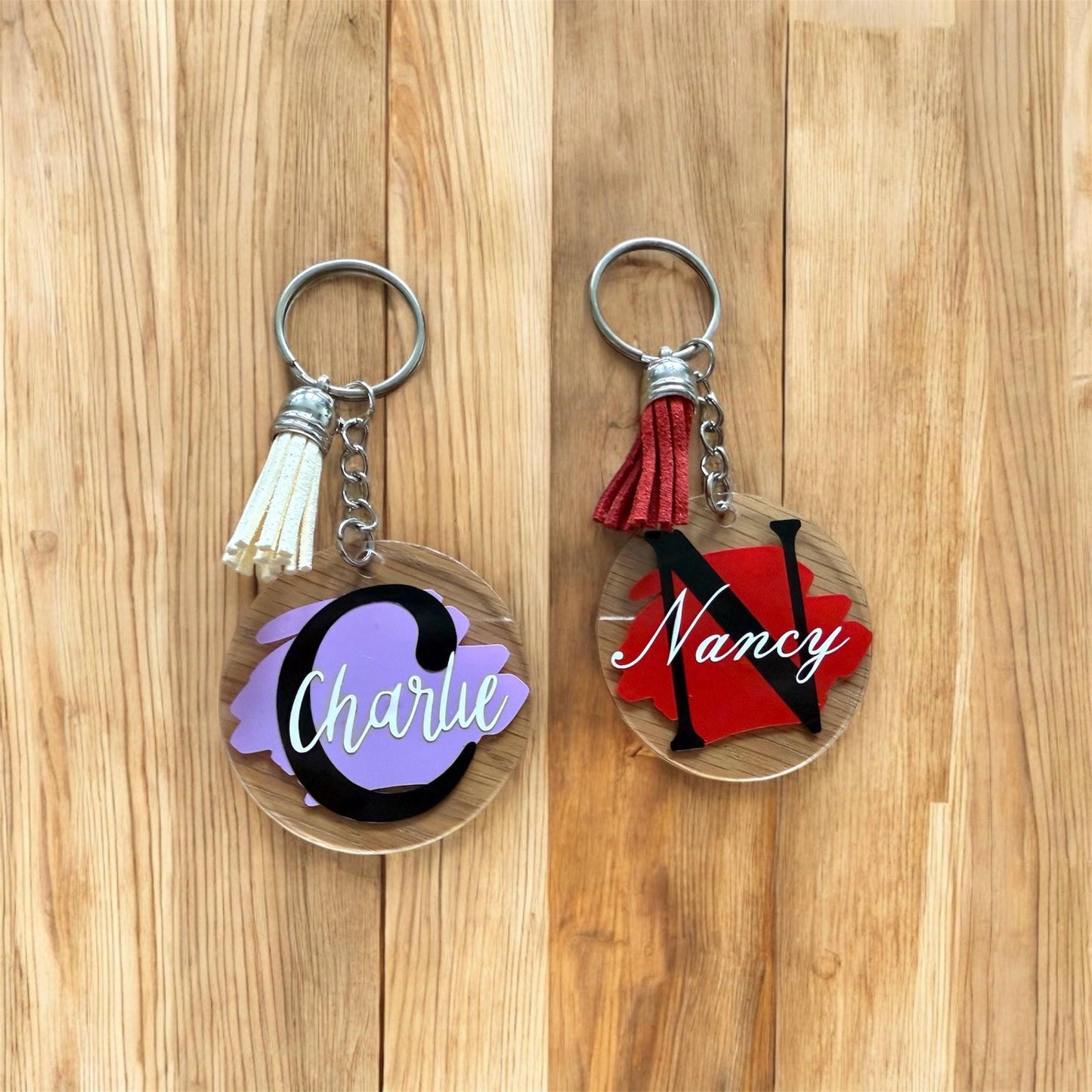 Personalised Named Keyring