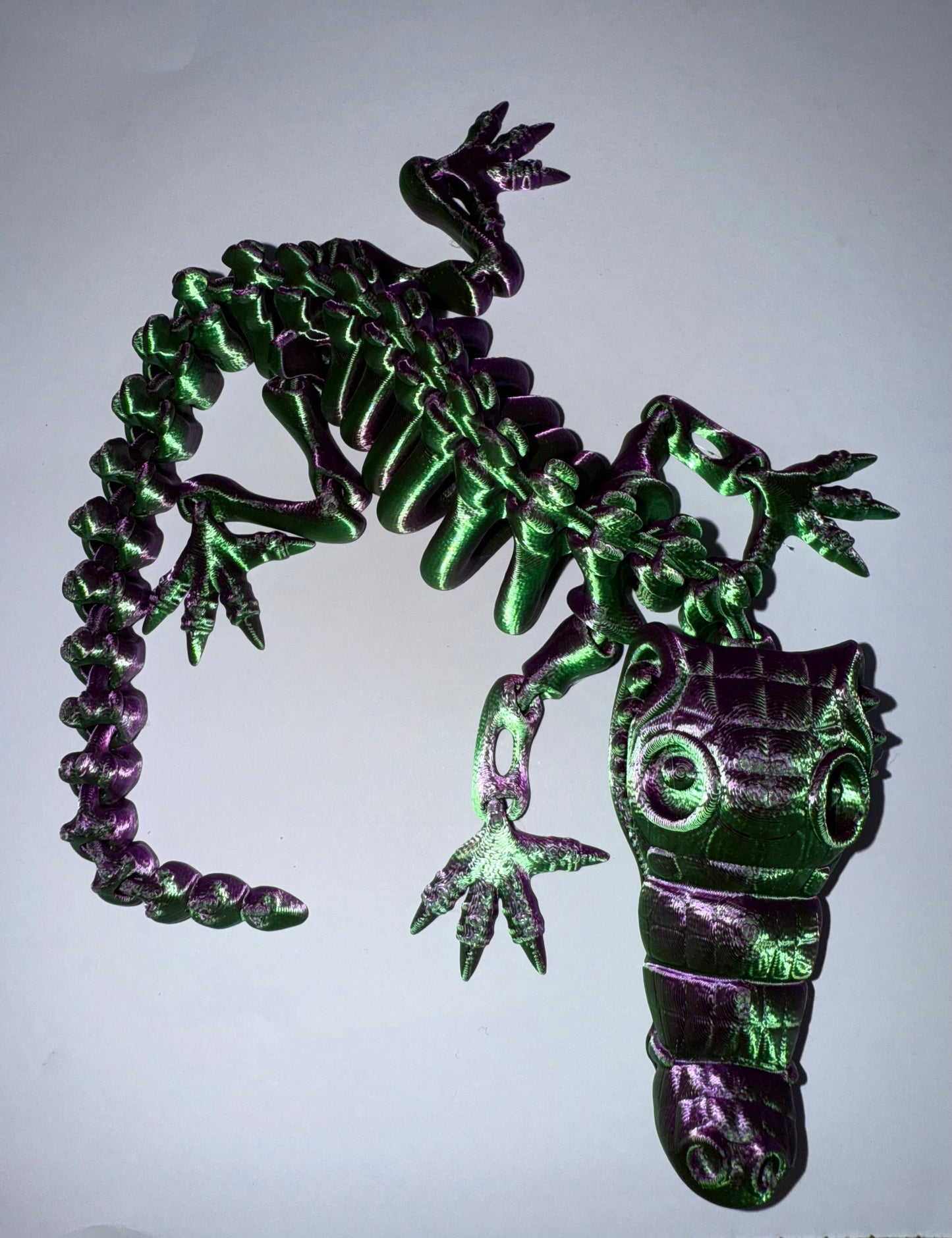 3D Printed Flexi Skeleton Crocodile