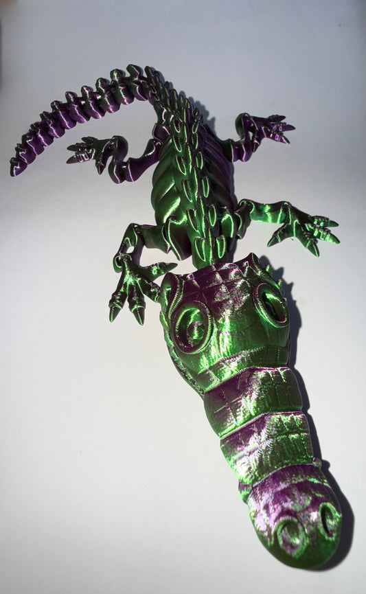 3D Printed Flexi Skeleton Crocodile