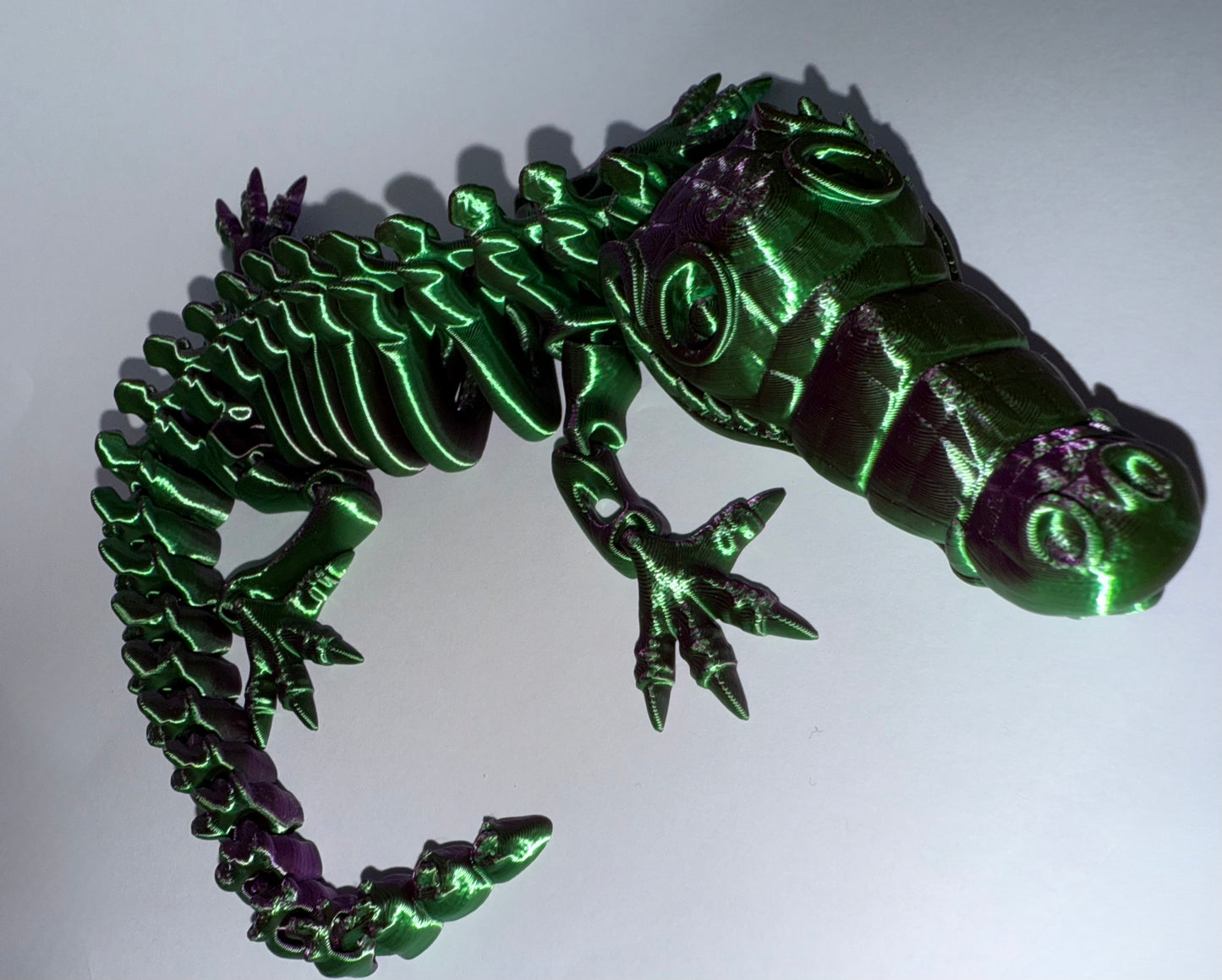 3D Printed Flexi Skeleton Crocodile