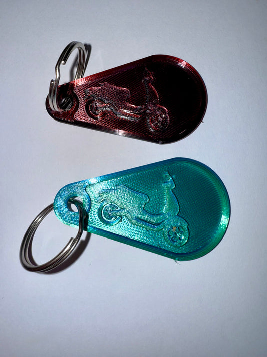3D Printed Scooter Keyring