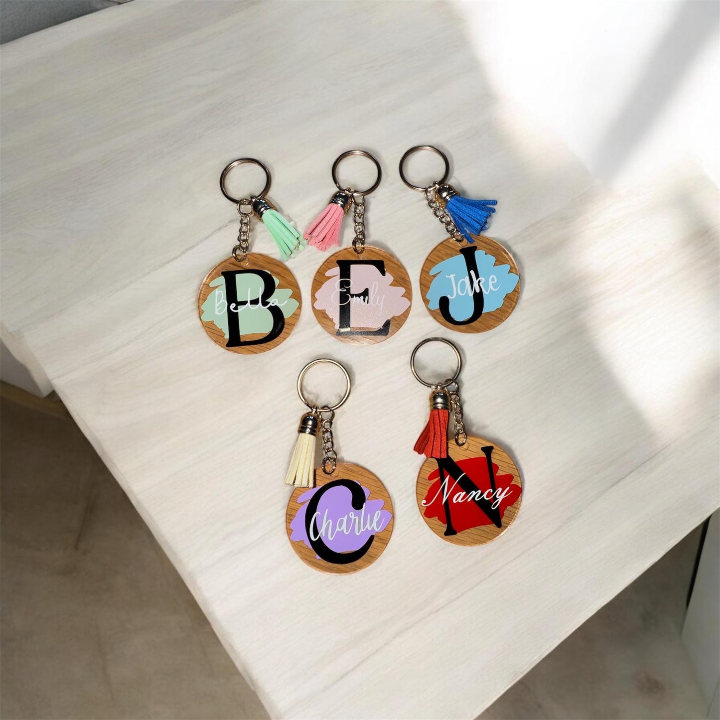 Personalised Named Keyring
